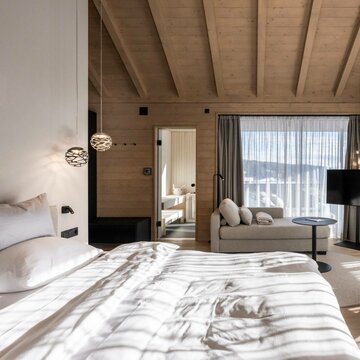 Exquisite hotel room with sauna, Avelengo / Hafling