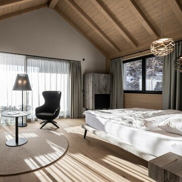 Exquisite hotel room with sauna, Avelengo / Hafling