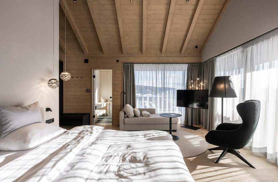 Exquisite hotel room with sauna, Avelengo / Hafling