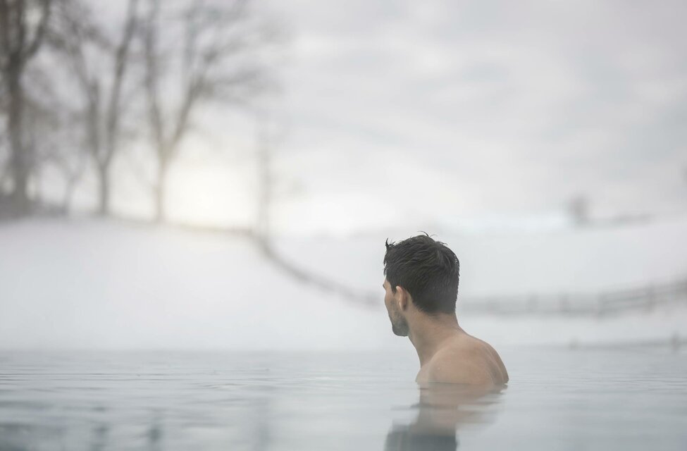 Wasserwelt des Hotels in Hafling mit Pool, Nähe Meran